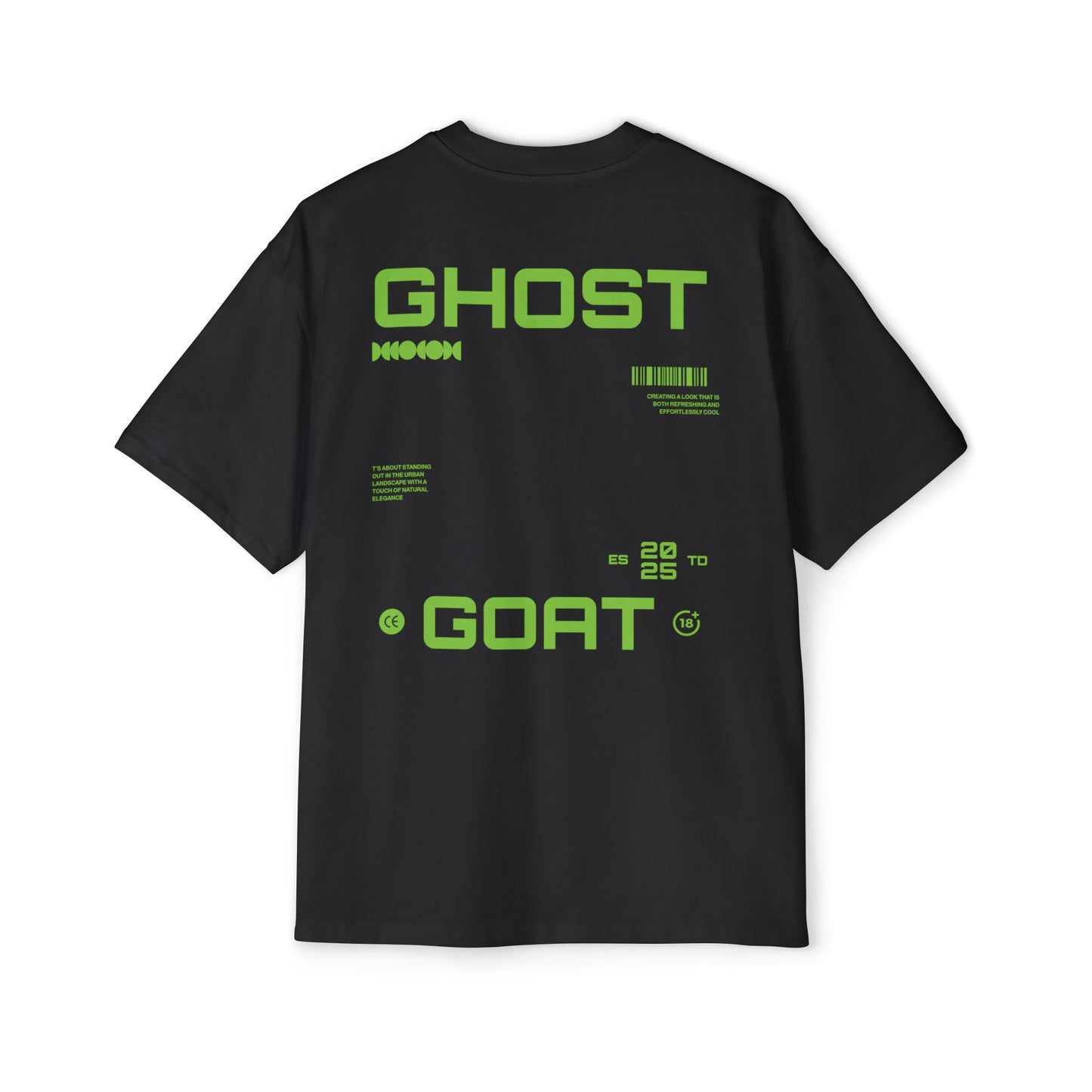 Ghost Goat Oversized Tee
